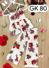 Multi Colour GURUKRUPA Girls Stylish Party Wear Top With Bottom Kids Colllection GK-80